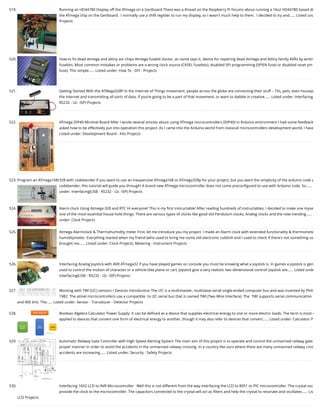 Advanced view of atmega microcontroller projects list at mega32 avr | PDF
