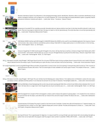 Advanced view of atmega microcontroller projects list at mega32 avr | PDF