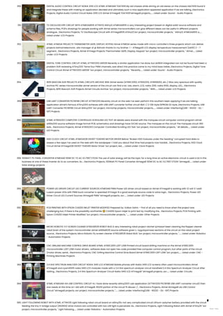 Advanced view of atmega microcontroller projects list at mega32 avr | PDF