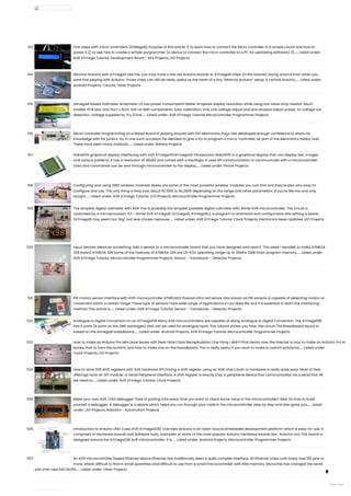 Advanced view of atmega microcontroller projects list at mega32 avr | PDF