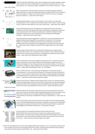 Advanced View of Atmega Microcontroller Projects List - ATMega32 AVR.pdf