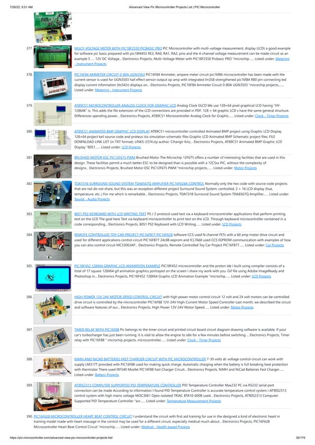 Advanced View Pic Microcontroller Projects List _ PIC Microcontroller.pdf