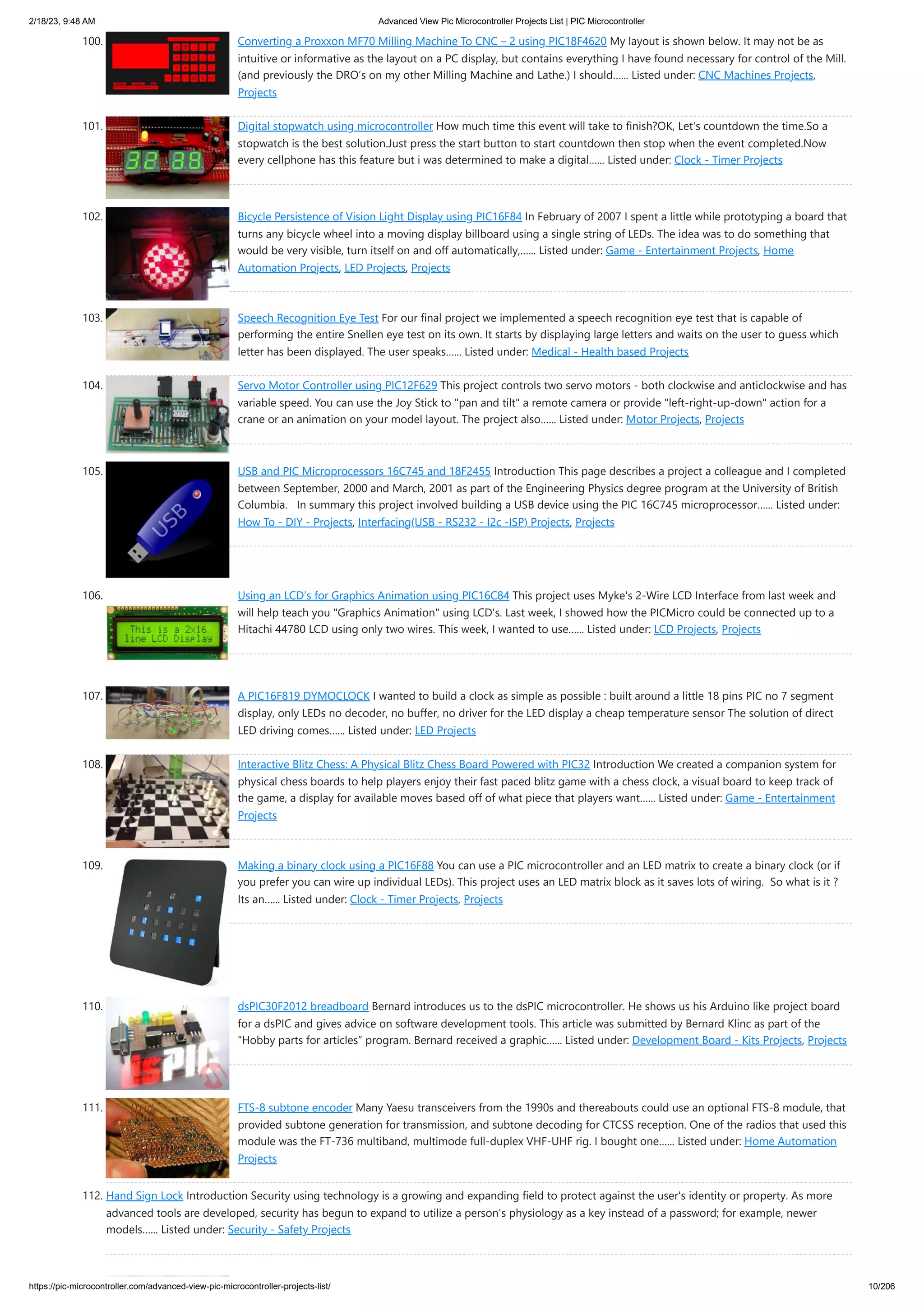 Advanced View Pic Microcontroller Projects List _ PIC Microcontroller.pdf