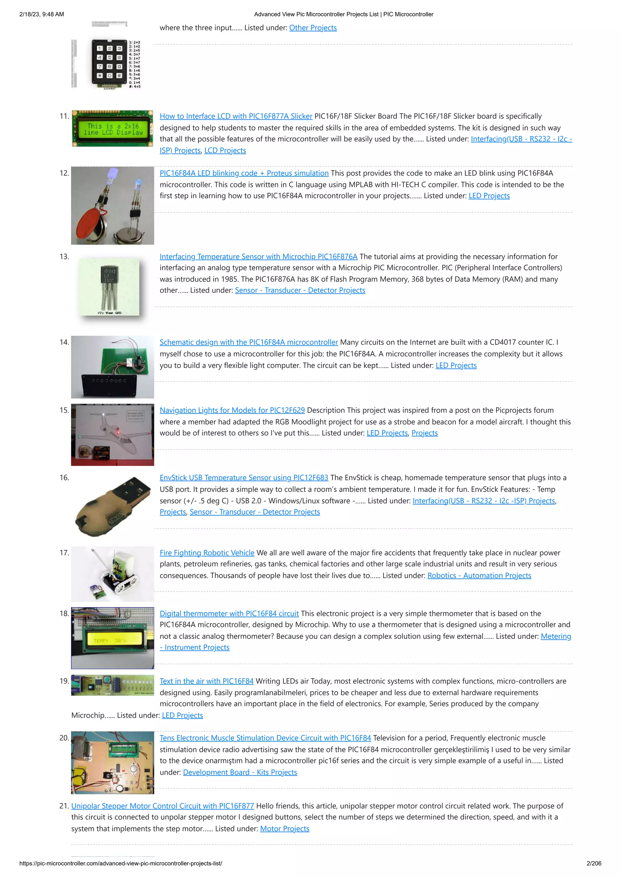 Advanced View Pic Microcontroller Projects List _ PIC Microcontroller.pdf