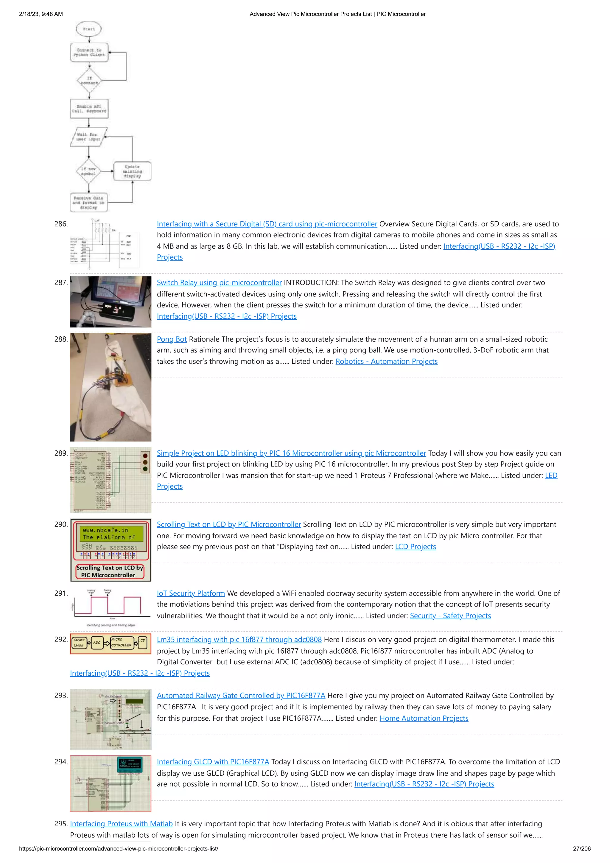 Advanced View Pic Microcontroller Projects List _ PIC Microcontroller.pdf