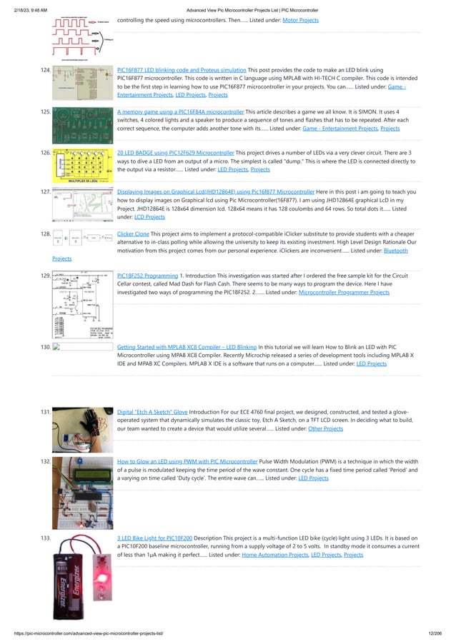 Advanced View Pic Microcontroller Projects List _ PIC Microcontroller.pdf