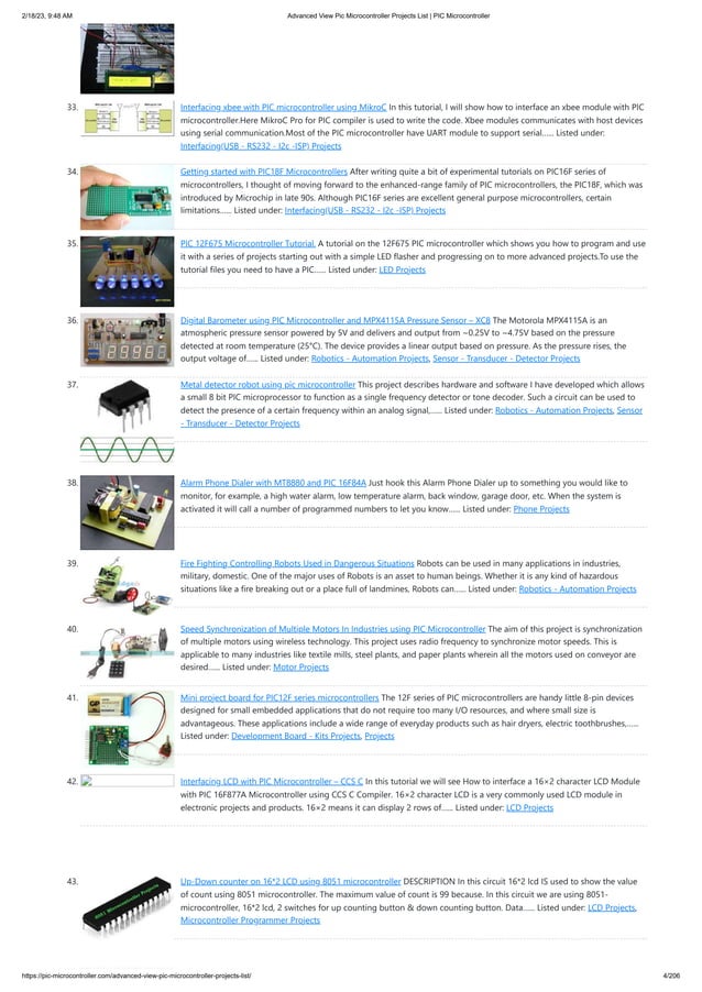 Advanced View Pic Microcontroller Projects List _ PIC Microcontroller.pdf