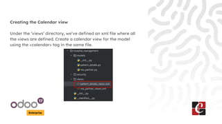 Ado Calendar View Advanced Views - Calendar View in Odoo 17 | PPTX