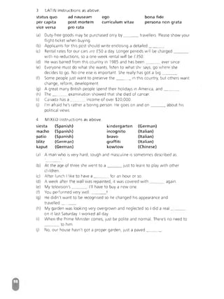 Advanced Vocabulary & Idiom.