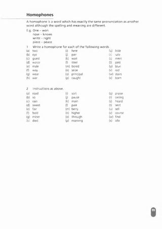 Advanced Vocabulary & Idiom.