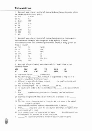Advanced Vocabulary & Idiom.