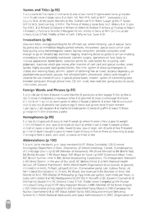 Advanced Vocabulary & Idiom.