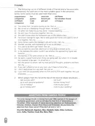 Advanced Vocabulary & Idiom.