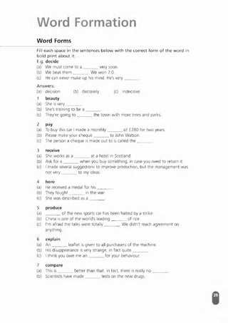 Advanced Vocabulary & Idiom.