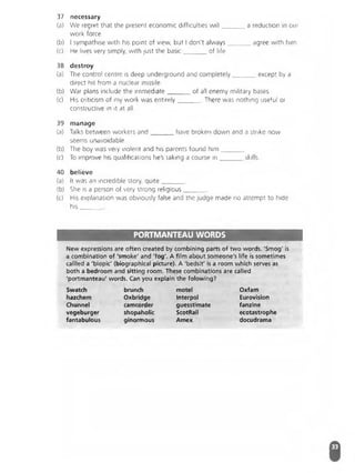 Advanced Vocabulary & Idiom.