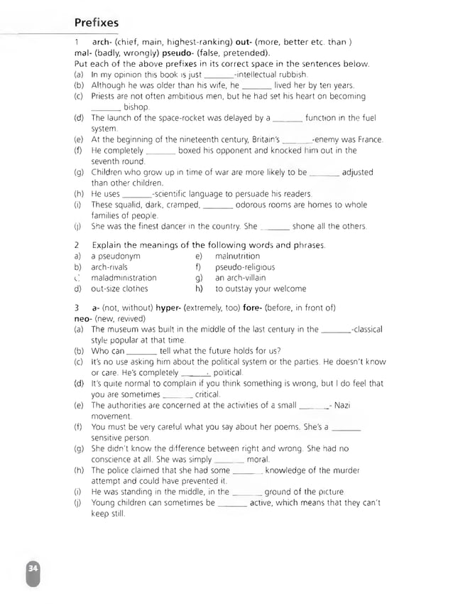 Advanced Vocabulary Idiom Pdf