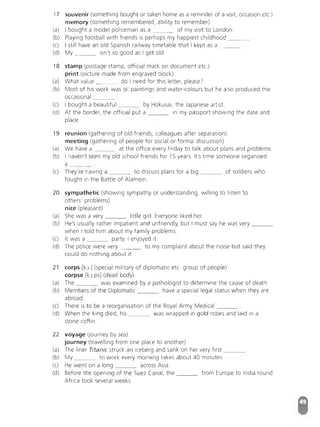 Advanced Vocabulary & Idiom.