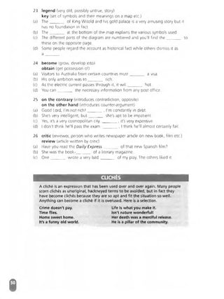 Advanced Vocabulary & Idiom.