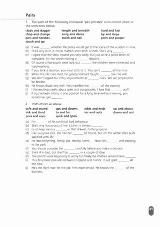 Advanced Vocabulary & Idiom.