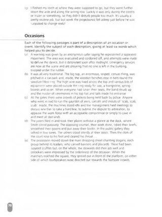 Advanced Vocabulary & Idiom.