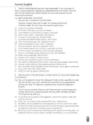 Advanced Vocabulary & Idiom.