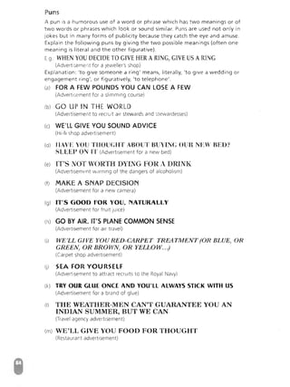 Advanced Vocabulary & Idiom.