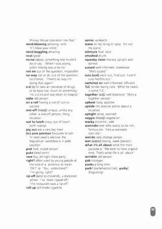 Advanced Vocabulary & Idiom.