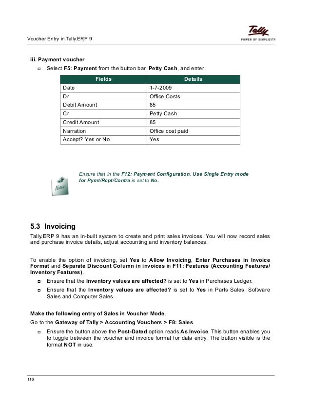 a sales invoice