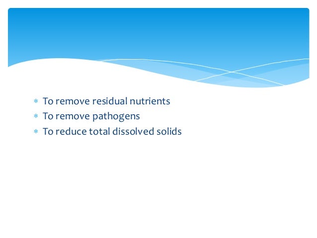 Advanced Wastewater Treatment