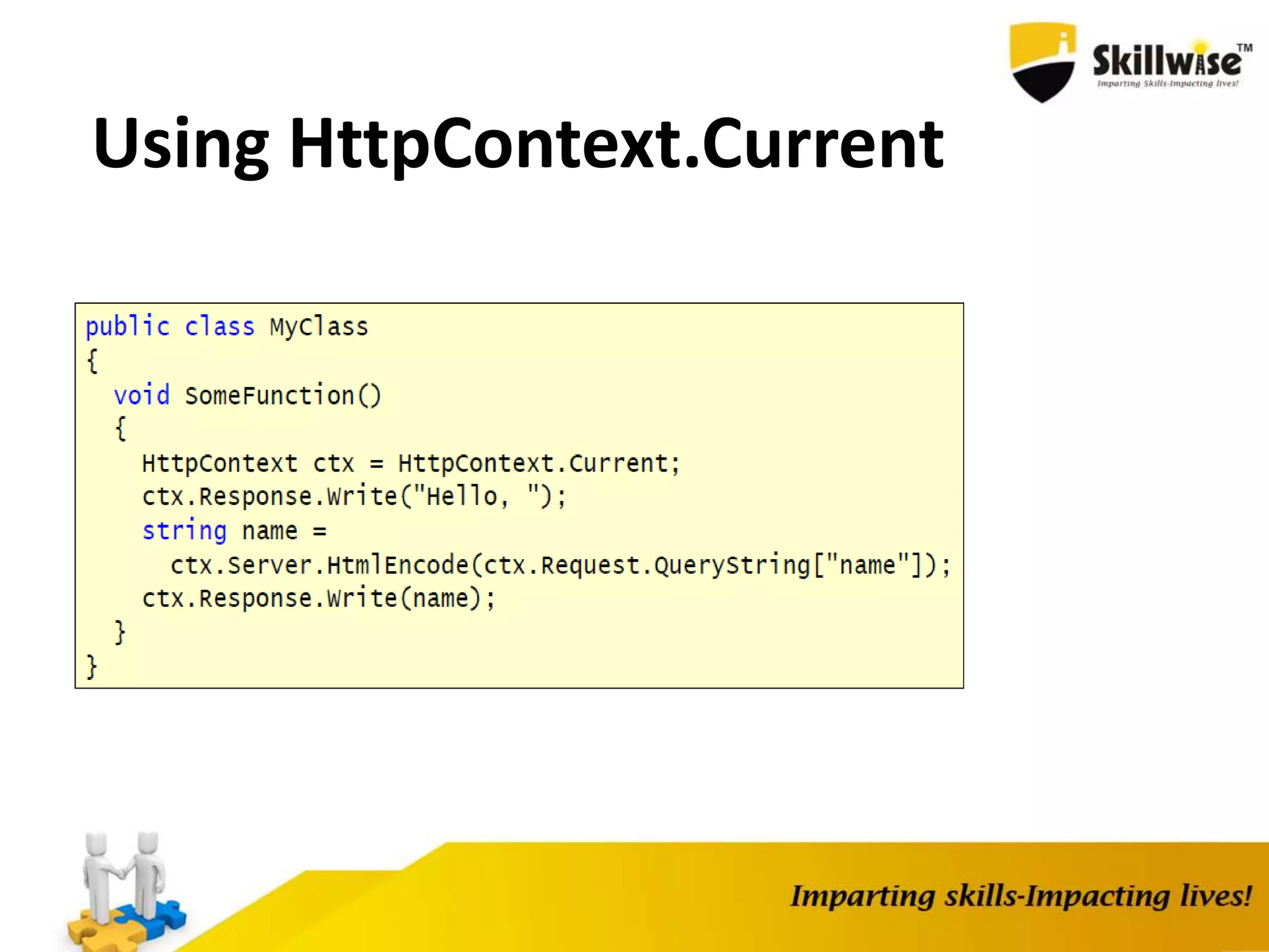 Using HttpContext.Current 