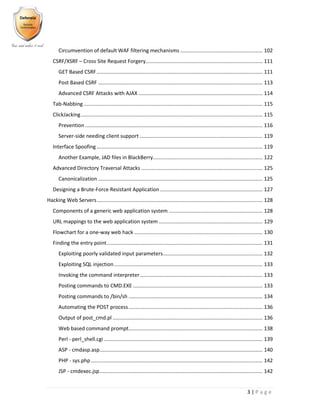 Advanced web application hacking and exploitation | PDF