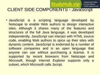 Advanced Web Design And Development BIT 3207 | PDF