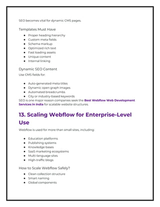 Advanced Webflow CMS Guide for Designers & Devs | PDF