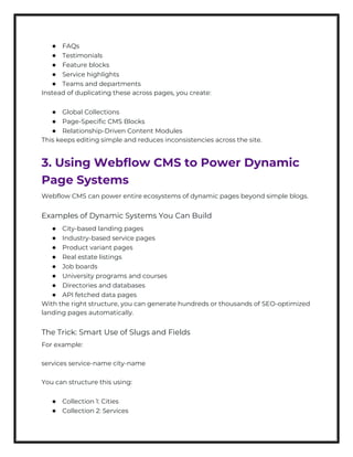 Advanced Webflow CMS Guide for Designers & Devs | PDF