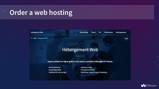 Order a web hosting
 