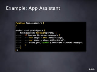 Example: App Assistant
 