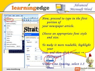 newspaper line spacing word newspaper line spacing word