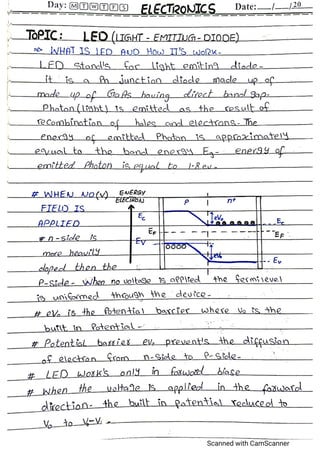 Advance electronics,semiconductor devices