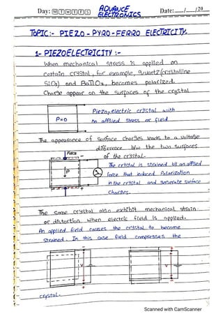 Advance electronics,semiconductor devices