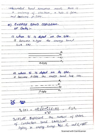 Advance electronics,semiconductor devices
