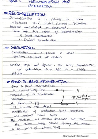 Advance electronics,semiconductor devices