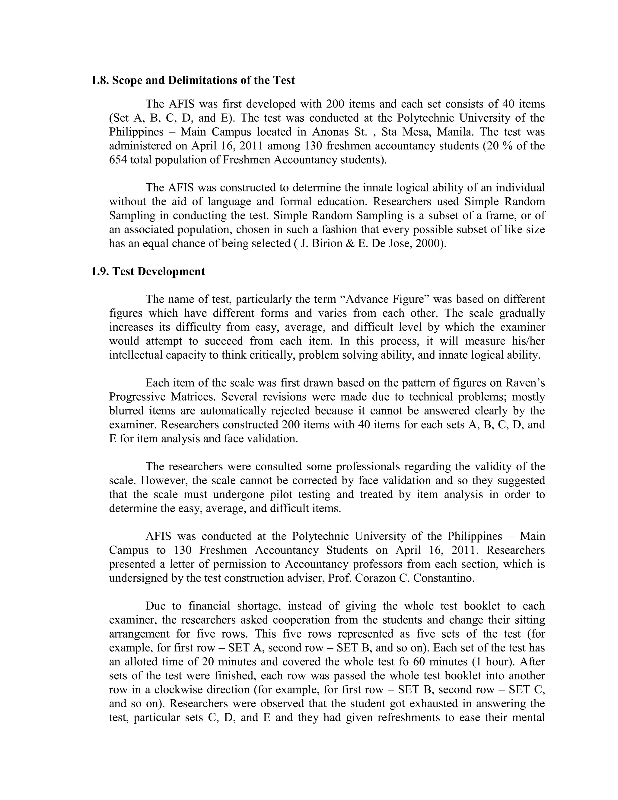 Murphy, Kevin R. and Charles O. Davidshofer (1998). Psychological Testing: Principles and Applications. Fourth Edition. New Jersey: Upper Saddle River, Prentice Hall, Inc.Bureau of Exceptional Education and Student Services ( May, 2005). Technical Assistance Paper (TAP). 310 Blount Street, Suite 215 Tallahassee, Florida, USA.<br />Branoff, Theodore J. (1999). Spatial Visualization Measurement: A Modificationof the Purdue Spatial Visualization Test - Visualization of Rotations. Engineering Graphics Design Journal Vol. 64, No.2. North Carolina University, USA<br />http://www.eric.ed.gov/ERICWebPortal/search/detailmini.jsp?_nfpb=true&_&ERICExtSearch_SearchValue_0=ED117959&ERICExtSearch_SearchType_0=no&accno=ED117959 , http://www.eric.ed.gov/PDFS/ED117959.pdf