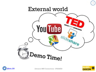 @kom_256
7
External world
7
Advance IBM Connections - IFRAMES!
 