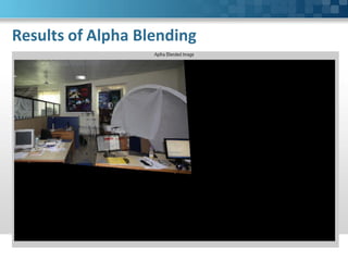 Results of Alpha Blending
 