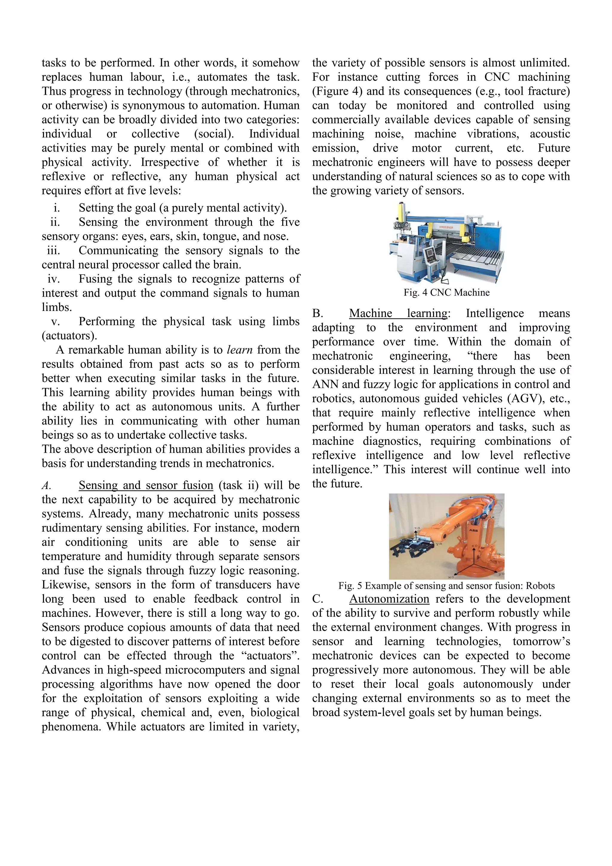 Advance in mechatronics | PDF