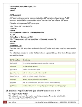 Advance java for bscit | PDF