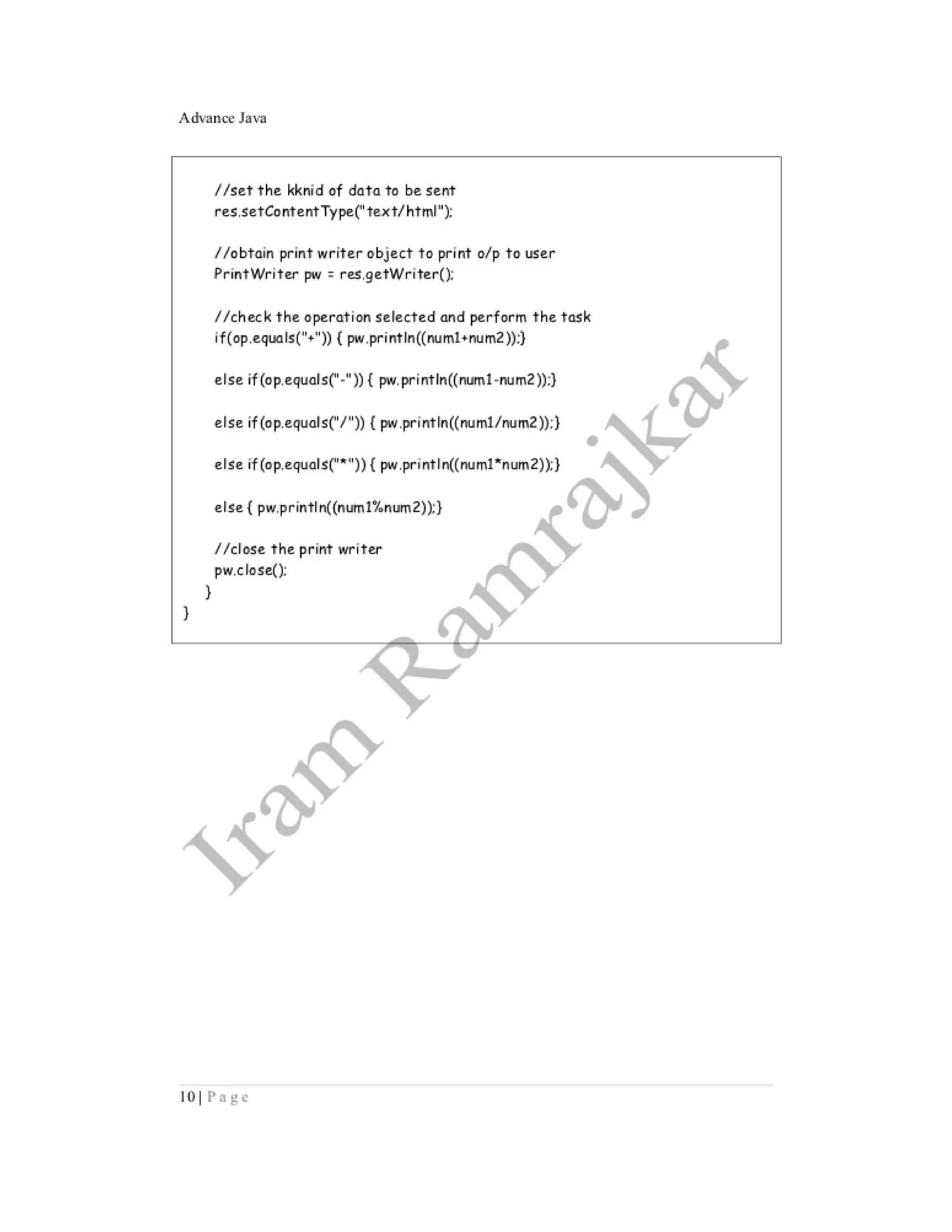 Advance java practical ty bscit sem 5