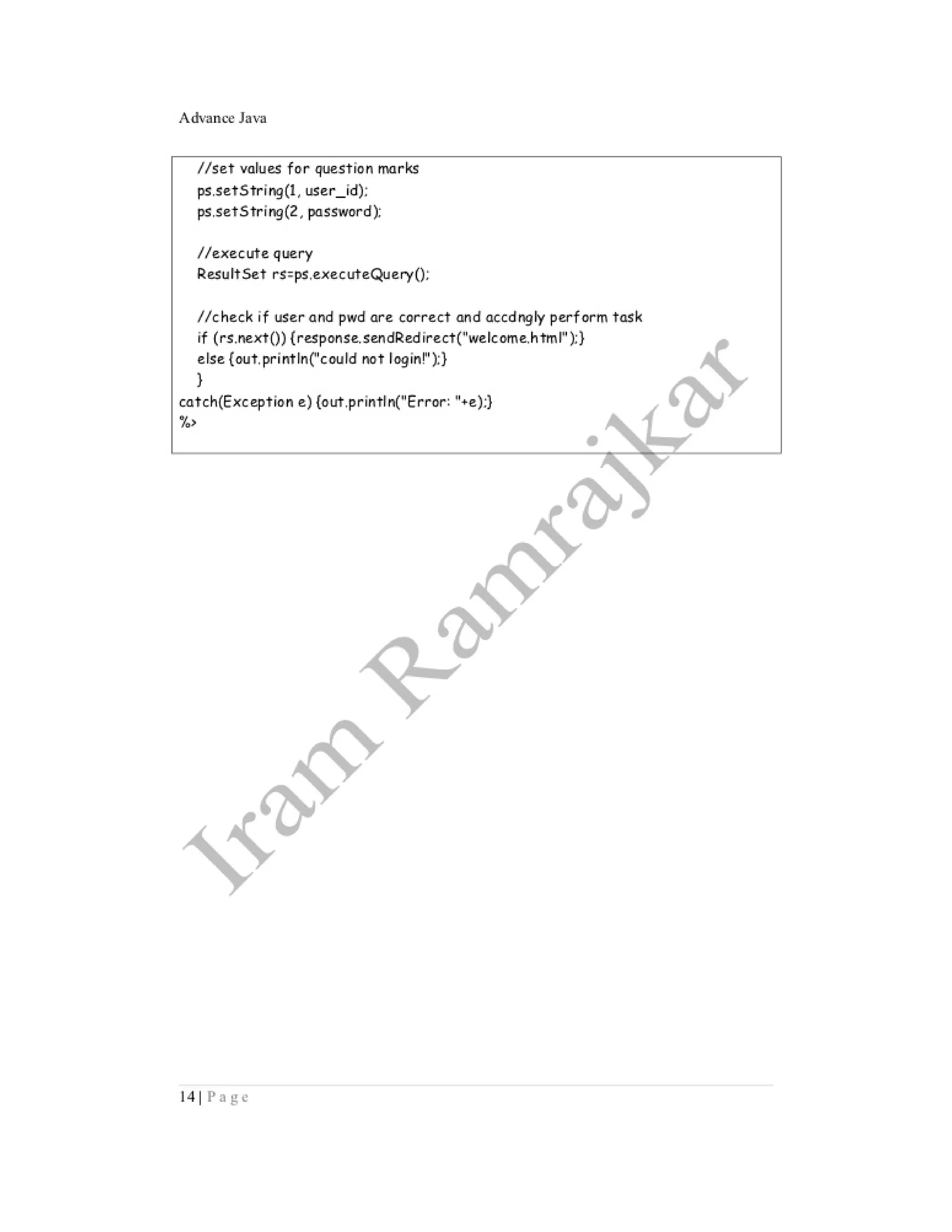 Advance java practical ty bscit sem 5