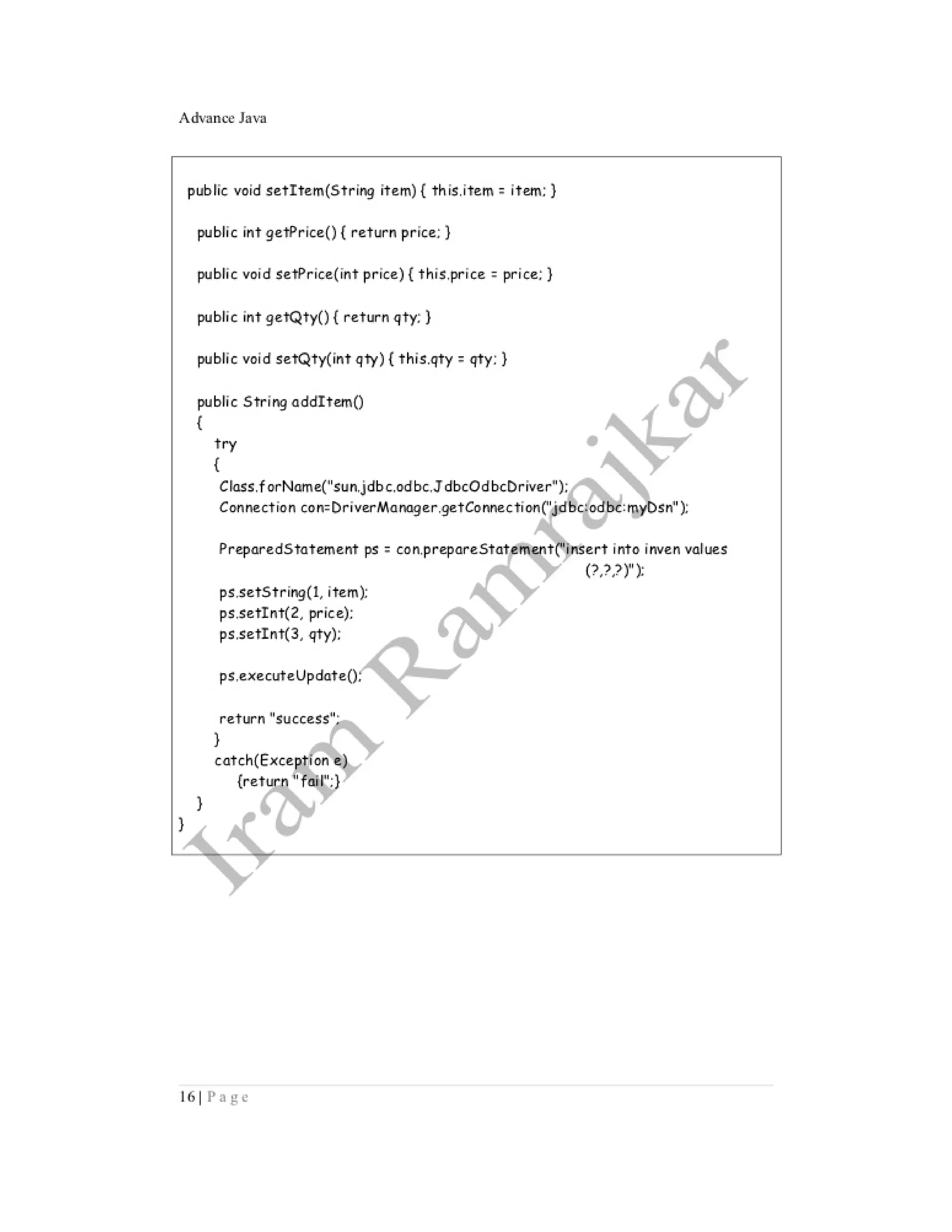 Advance java practical ty bscit sem 5