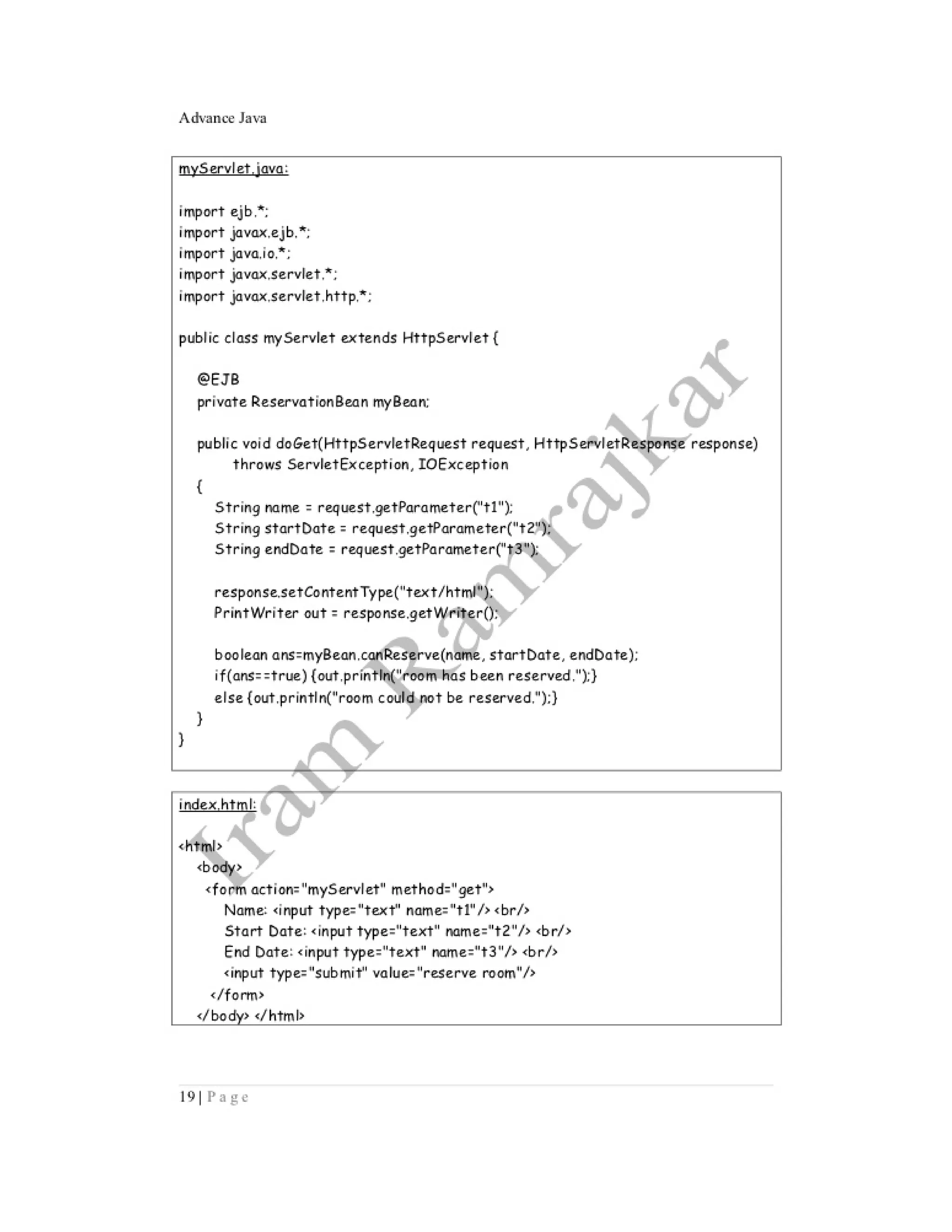 Advance java practical ty bscit sem 5